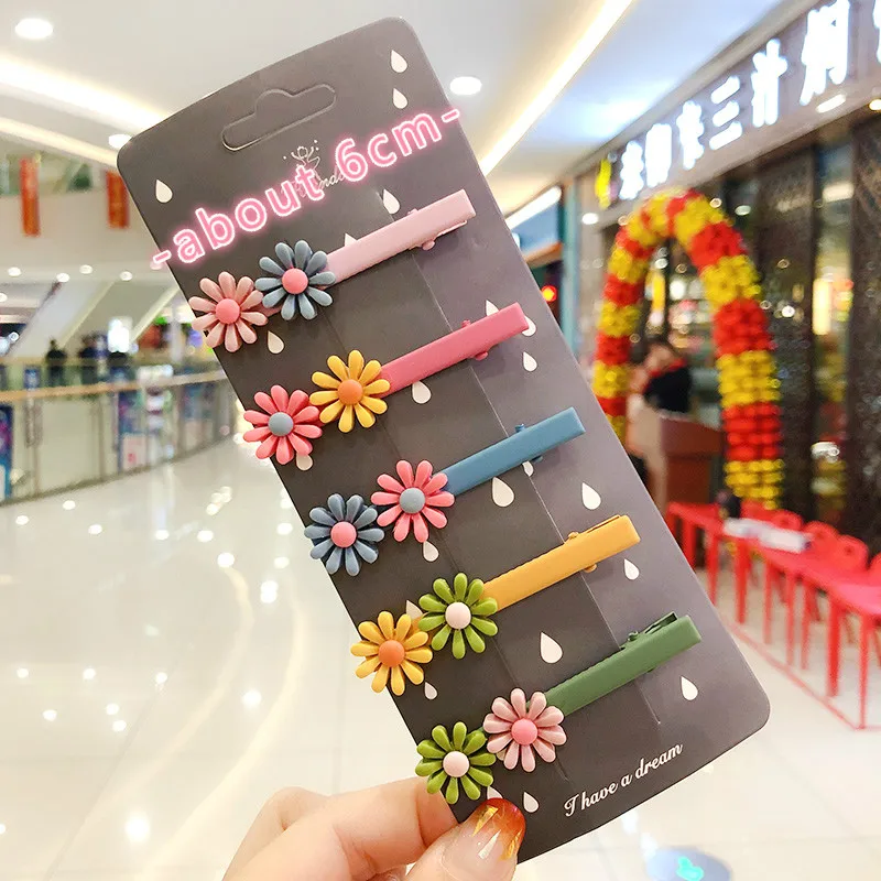 

Children Cute Candy Cartoon Flower Vegetable Arcylic Hair Clips Barrettes Girl Lovely Colors Alloy Hairpins Kid Hair Accessories