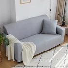 Чехлы для дивана в гостиную, простые Однотонные эластичные накидки на диван, для всего мебели