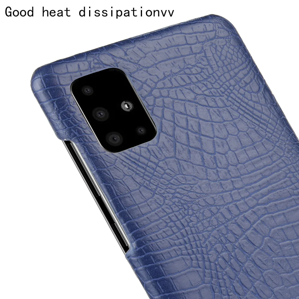 Чехол для Samsung Galaxy A51 роскошный чехол из искусственной кожи с крокодиловым узором