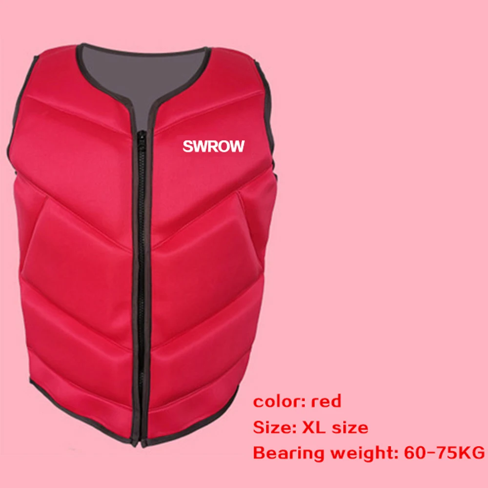 Неопреновый спасательный жилет для рыбалки водная куртка спортивный взрослых и