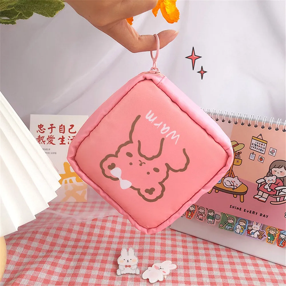 Маленькая сумка для хранения женская гигиеническая тампонов держатель