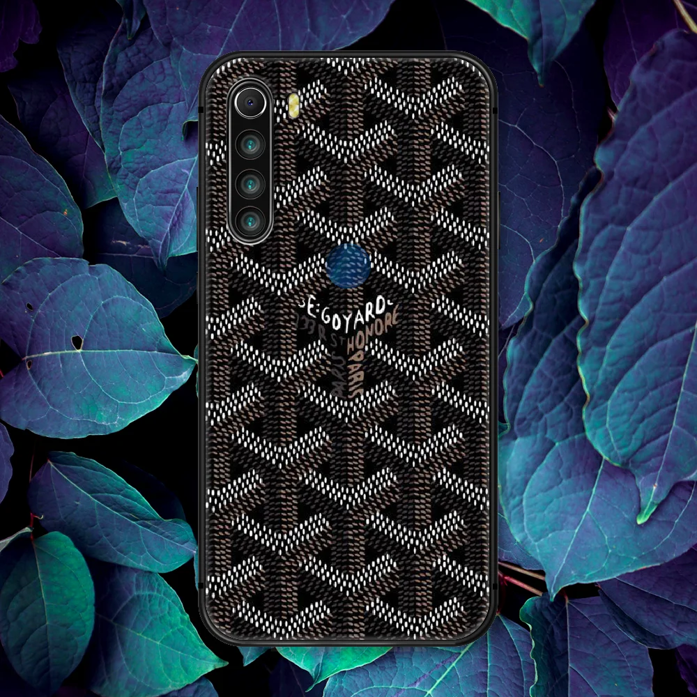 

Goyerd Designs Luxury Brand Phone Case For Xiaomi Redmi Note 7 8 8T 9 9S 4X 7 7A 9A K30 Pro Ultra black Shell Tpu Etui 3D Back
