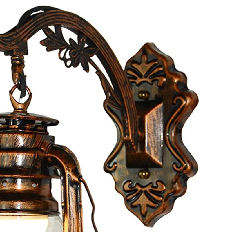

2021 New Vintage LED Wall Lamp Retro Kerosene Wall Light European Antique Style Luminaire