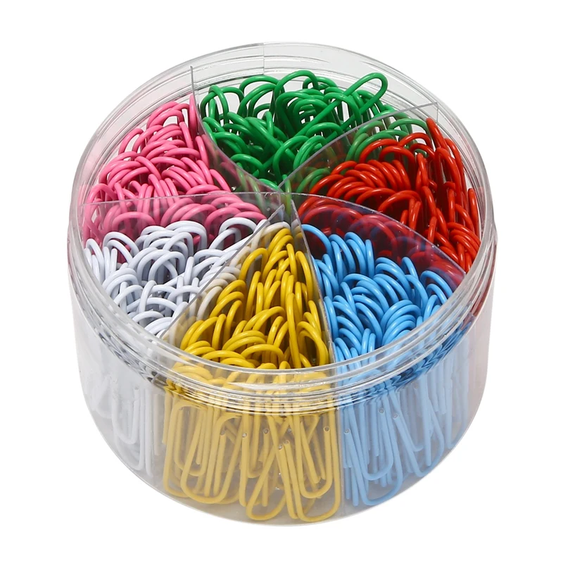 

300 Pieces Large Colouful Paper Clips, 2 Inch