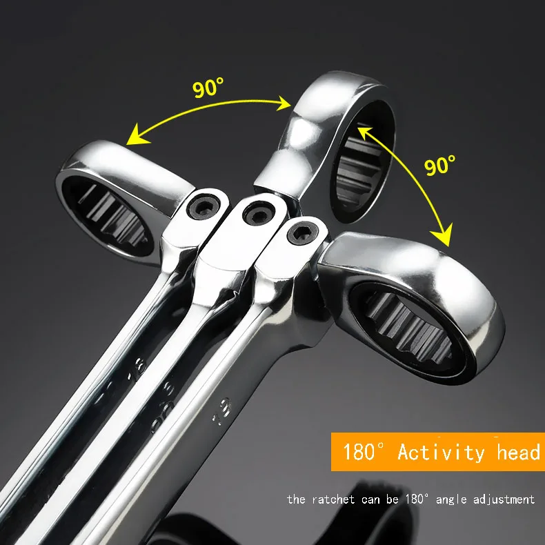 Гаечный ключ с храповым механизмом двойного назначения быстроразъемный