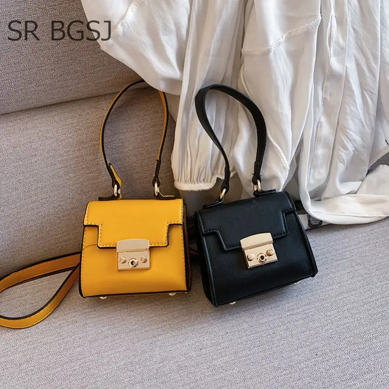 Бесплатная доставка 5 цветов очень маленькая женская кожаная сумка на плечо из ПУ