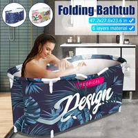 portable bathtub folding bath bucket foldable large adult tub baby swimming pool insulation separate family bathroom spa tub