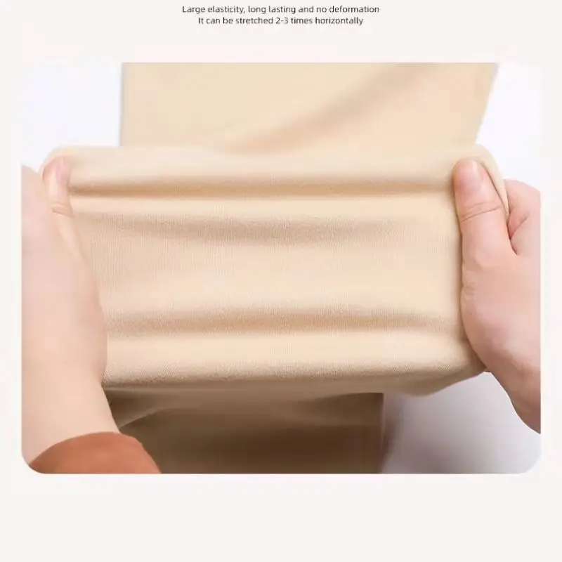 Yasuk Autumn Winter Fashion Women Thermal Underwear Long Johns Warm Solid Beauty Soft Casual Dralon Plus Velvet High Waist Pants