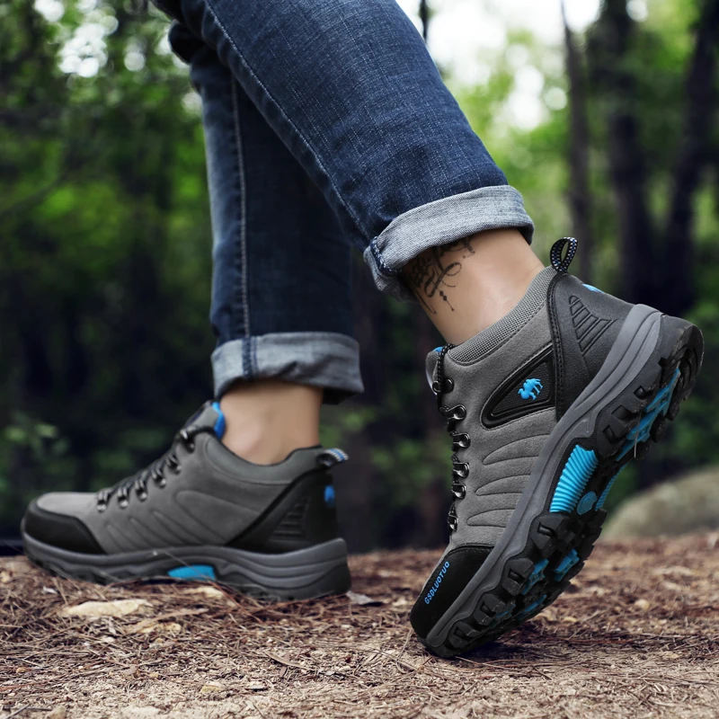 Chiang Men High-top Comfortable boots Casual Brand Warm Hiking Sneakers For Winter Outdoor Sports High-Quality Work Shoes