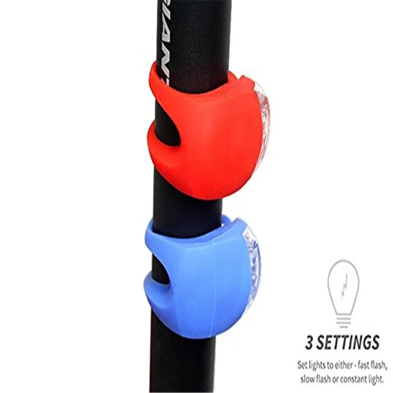 Силиконовый фонарь для велосипеда Farol велосипедный светильник Luces bicicletas передний