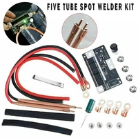 12v spot welder set portable diy welding pcb circuit board input wires heat shrinkable tubes for 18650 26650 32650 battery