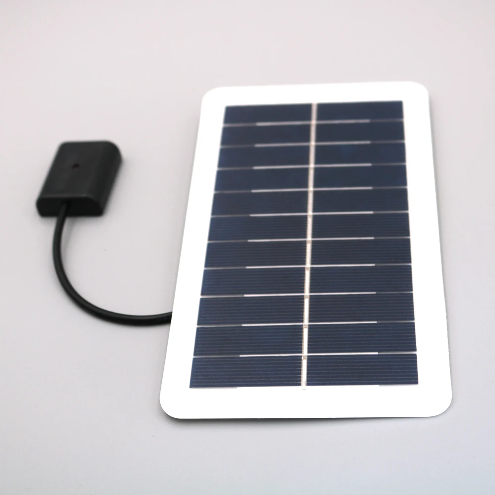 Солнечная панель 2 Вт 5 в 400 мА аккумулятор USB внешний зарядное устройство