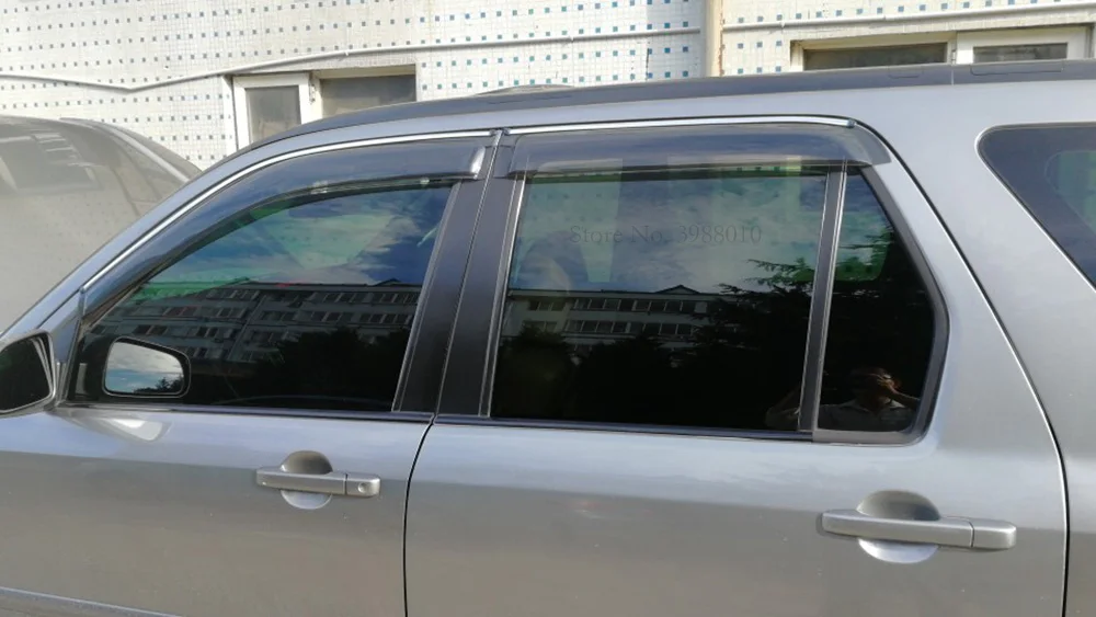 Автомобильный Стайлинг 4 шт./компл. оконные козырьки для Honda CRV CR-V 2003 2004 2005 ABS