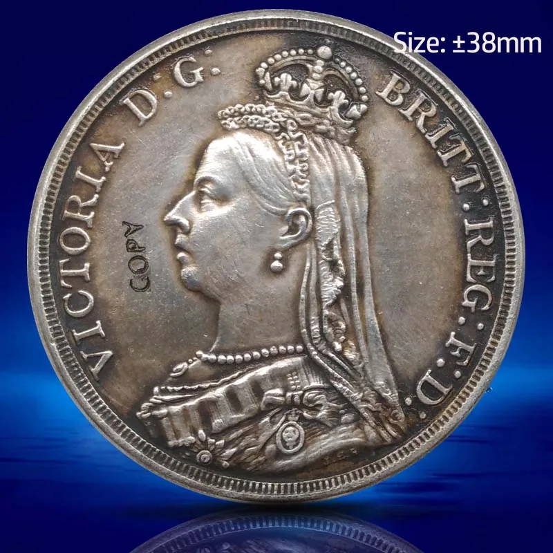 1887 1892 Королева Великобритании Виктория монеты КОПИЯ Виктории Sovereign