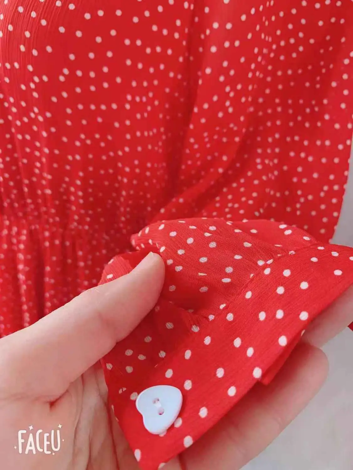 S XL летнее женское платье повседневное шифоновое в горошек с длинным рукавом