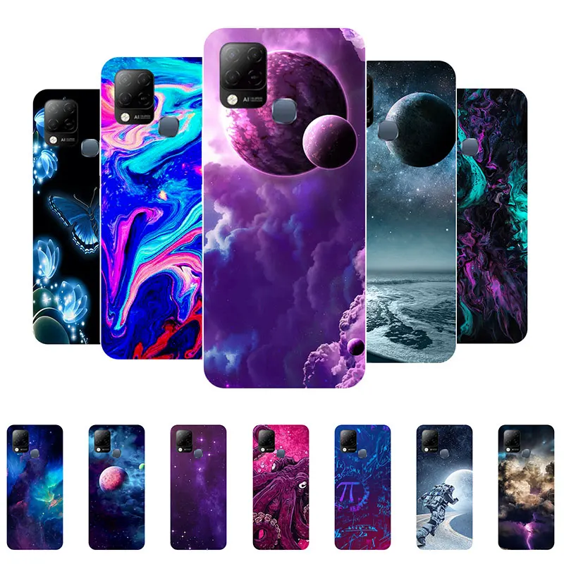for infinix hot 10s case silicone space soft tpu back cover cases for infinix hot 10s nfc phone case for infinix not10s nfc 10 s free global shipping