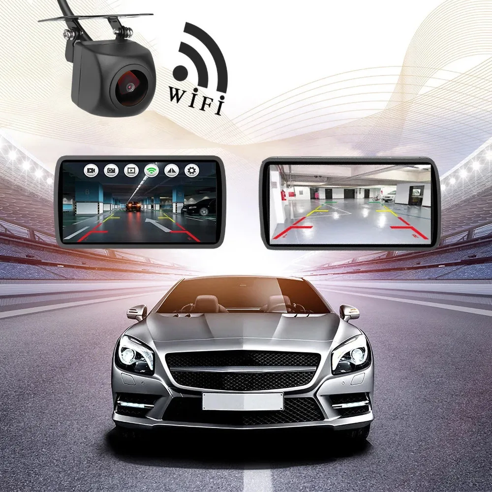 Беспроводная Автомобильная камера заднего вида с ночным видением Wi-Fi HD 1080P AHD 12 В |