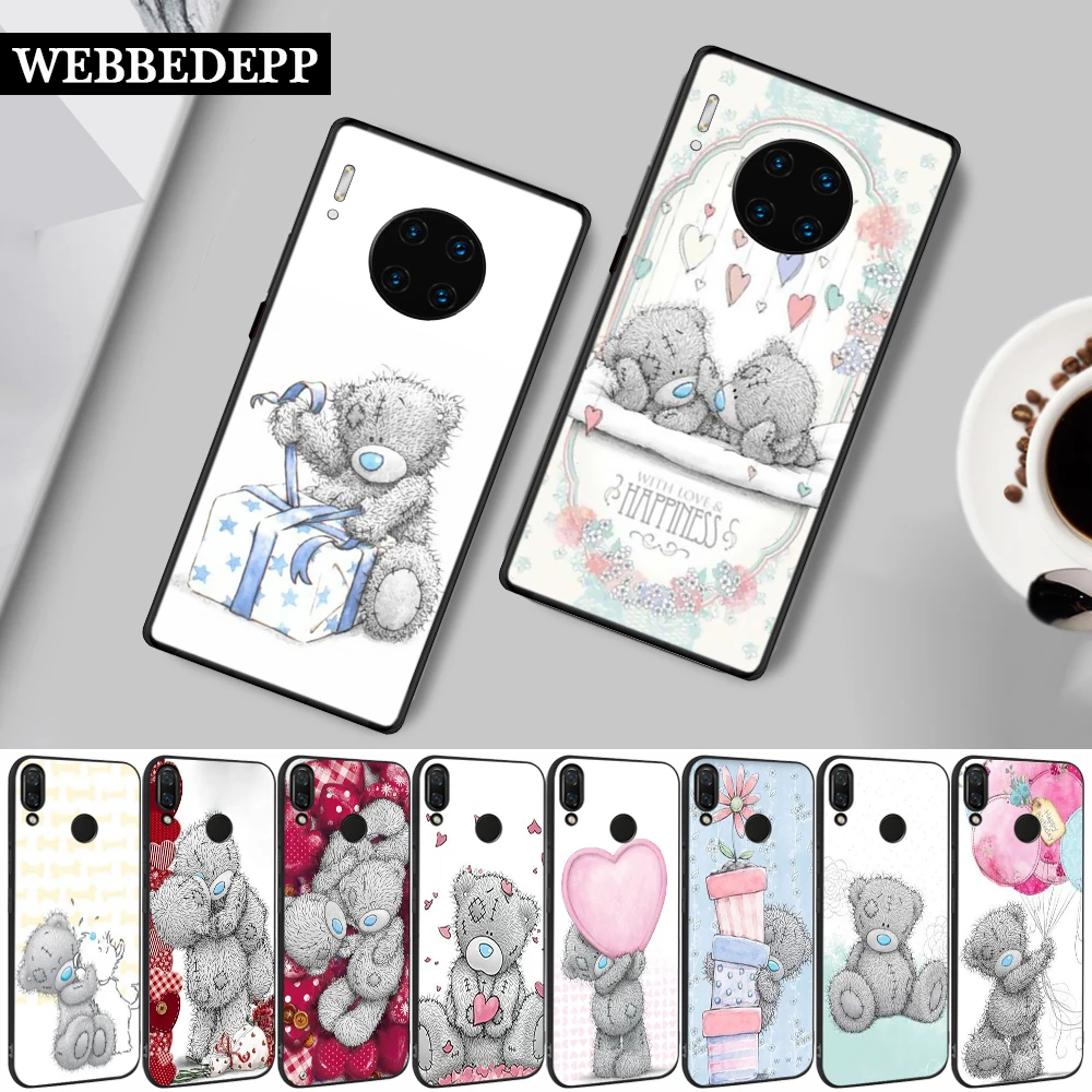 100W Tatty Teddy Me To You Bear силиконовый чехол для Huawei Mate 10 Pro 20 30 Lite Nova 2i 3 3i 4 Y5 Y6 3018 Y7 Prime