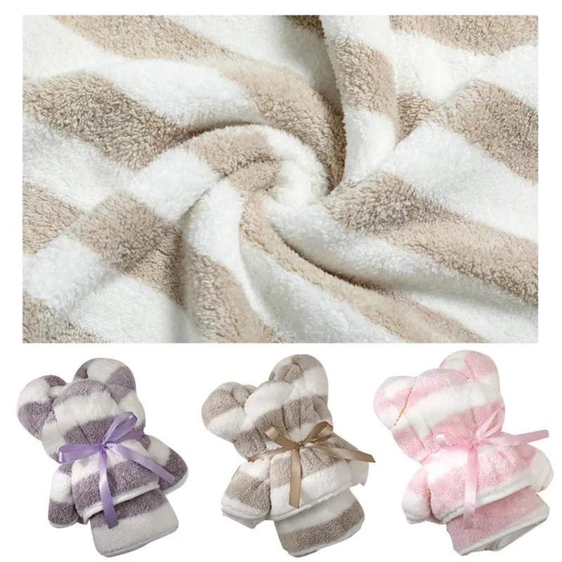 1 шт. из бархата кораллового Полотенца подарок свадебный toalha Супер Абсорбент