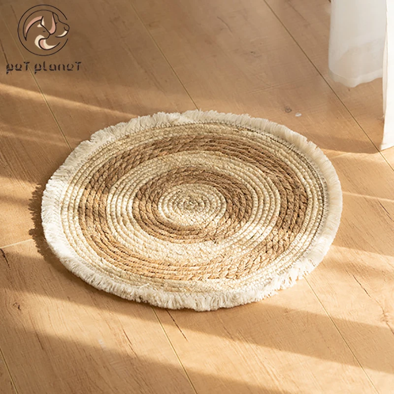 Нескользящий коврик с бахромой Прямоугольная подушка для кровати скандинавский