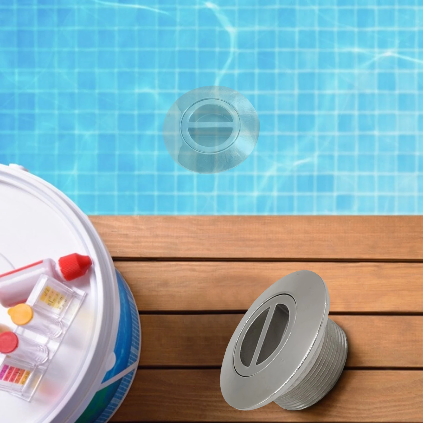 

Pool Vacuum Lock Safety Suction Outlet Fitting Replacement Accessories For Swimming Massage Pools Bathrooms Spa Pool