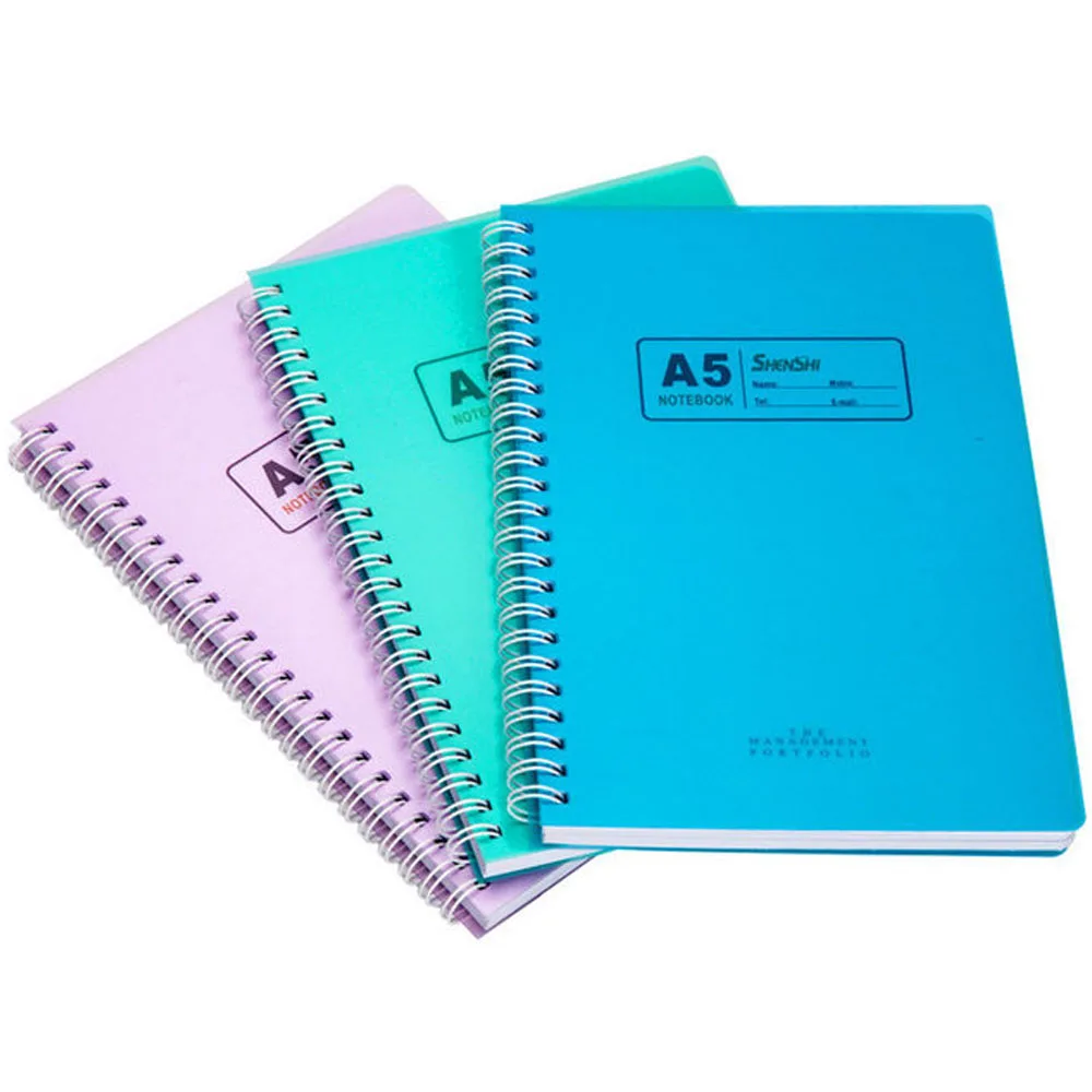 

A5 Notebook Hardcover 180 Page Wirebound Journal Ruled Notebook Office Notebook Thickened Stationery Student Diary Wholesale