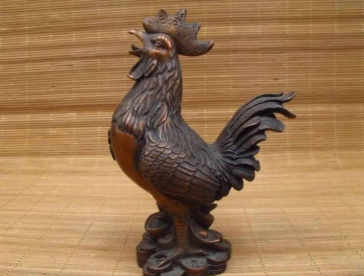 Китайский фэн шуй красная бронза счастливый Юань Бао богатство зодиакальный