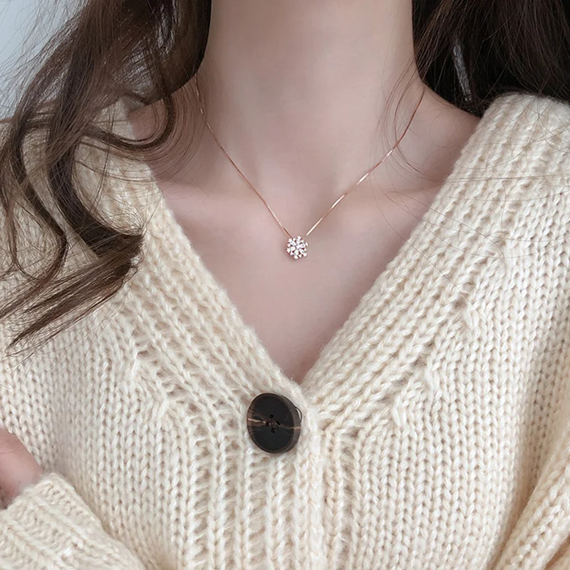 Ожерелье чокер из серебра 925 пробы с фианитом|Ожерелья| |