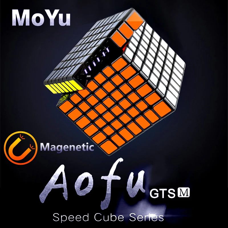 

Moyu Aofu GTS/GTS M 7x7x7 Magnetic Magic Cube Professional Stickerless GTS M Speed Cube Magnets 7x7 Puzzle Cube
