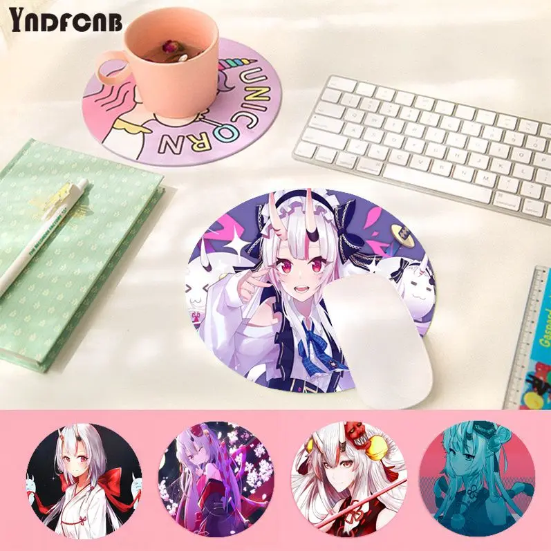 

YNDFCNB Funny Nakiri Ayame Rubber PC Computer Gaming mousepad Anti-Slip Laptop PC Mice Pad Mat gaming Mousepad