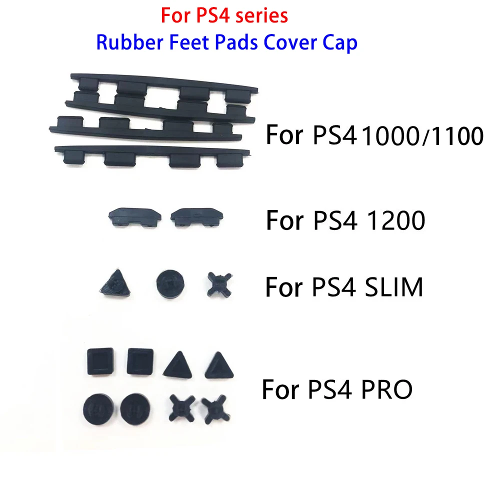 10 компл./лот силиконовые нижние резиновые накладки на ножки крышка для PS4 Slim Pro 1000