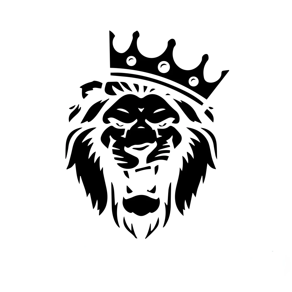 

Car Stickers Lovely Lion Vinyl Decals Car Motorcycle Rear Window Decorative Decals Fashion Waterproof Cover Scratches ,15cm