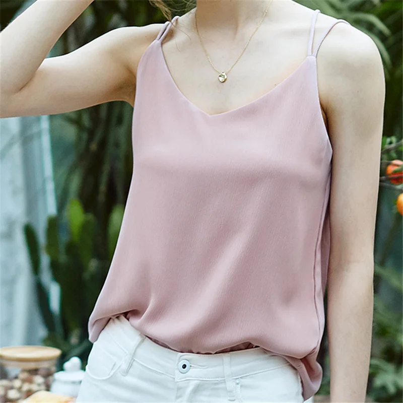 Шифоновый топ женская летняя майка женский сексуальный укороченный размера плюс