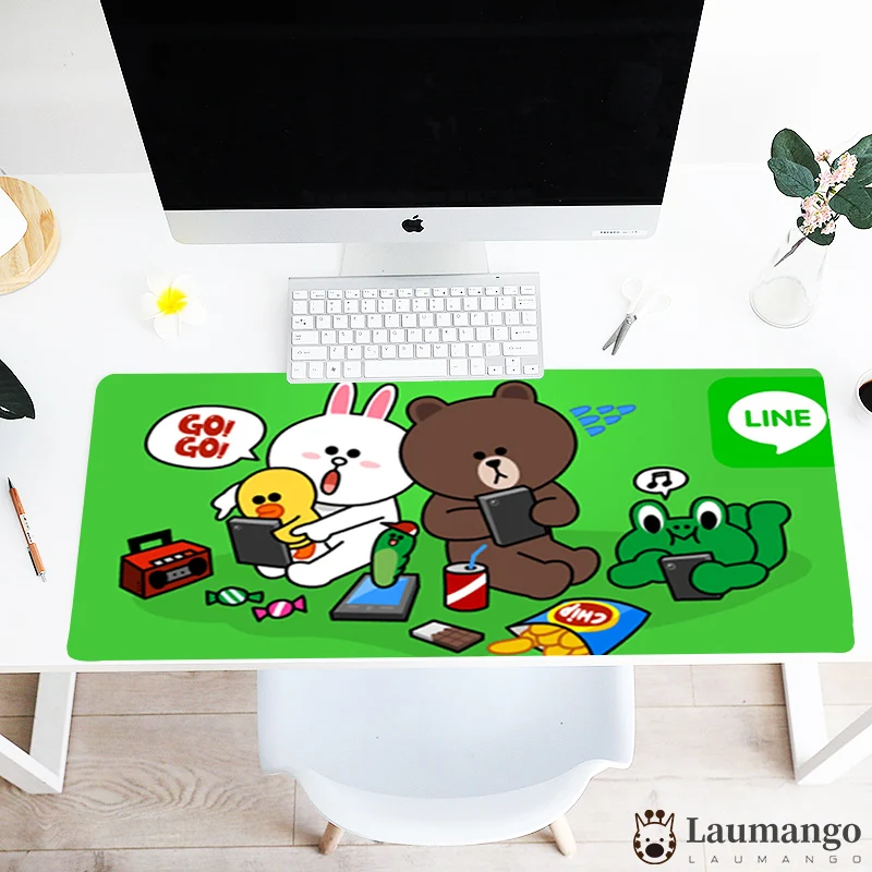 

Mouse pad Cute browns bear Boys and girls are very like the keyboard table mat mouse game pad