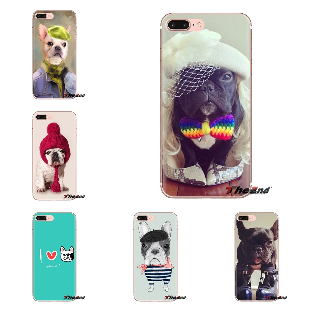 Soft Transparent Skin Case For Xiaomi Mi6 Mi 6 A1 Max Mix 2 5X 6X Redmi Note 5 5A 4X 4A A4 4 3 Plus Pro french bulldog art Funny |