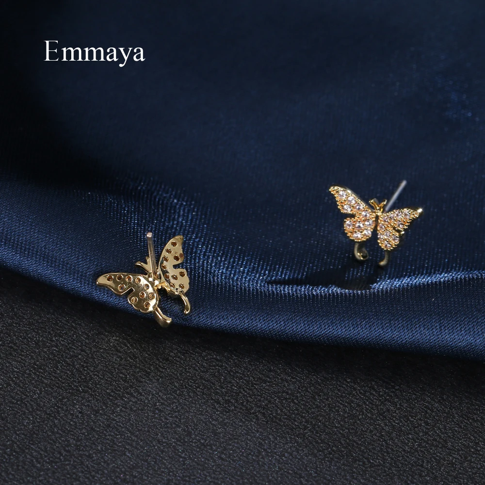 Emmaya новые модные украшения для женщин милые бабочки Моделирование AAA Цирконий