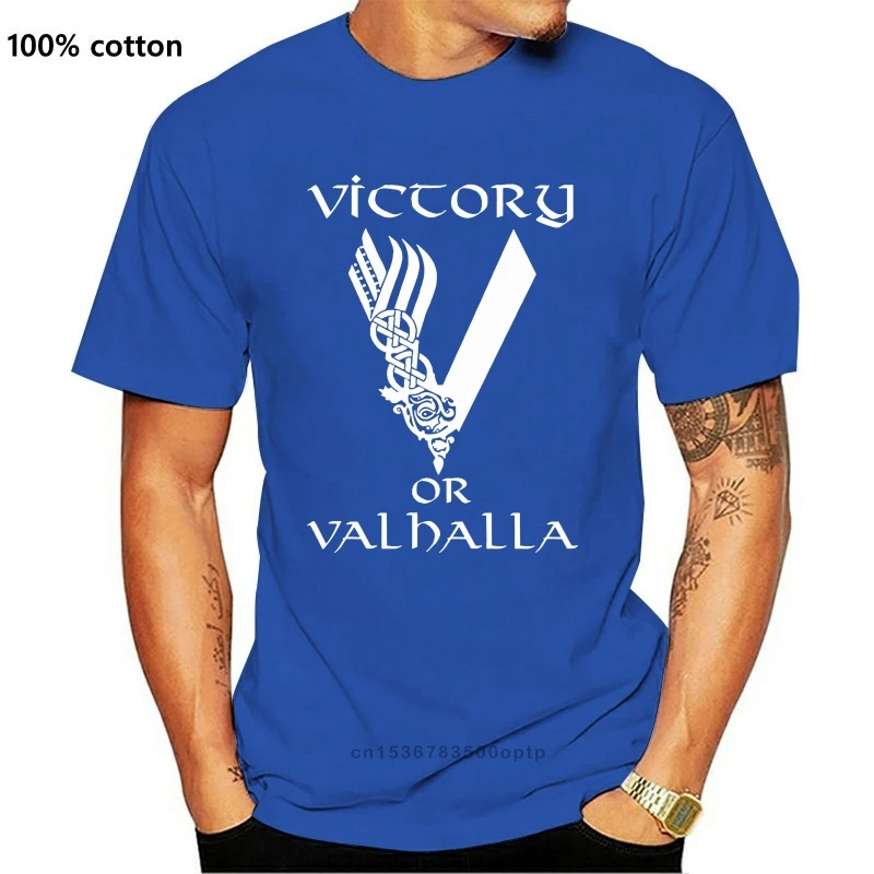 

New Viking T-shirt Show No Mercy Mens Viking Tee Shirt Odin T-shirt