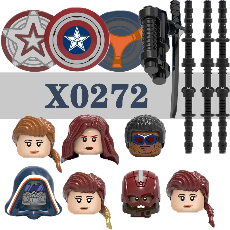 Поштучная распродажа строительные блоки герои Черная Вдова барон Земо Taskmaster