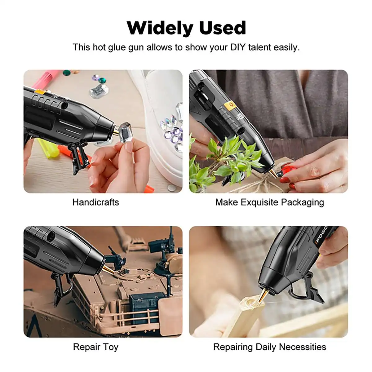 Аккумуляторные Клеевые пистолеты 3 6 В USB аккумуляторные 100/40/10 наборы клеевых пистолетов для расплава литий