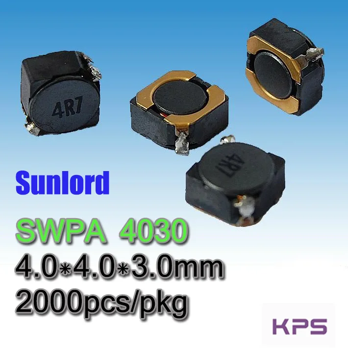 

SWPA 4030 Wire Wound SMD Power Inductor Phones 3C 5G AI EMI Tele TV Video Audio Computer Navigation VR AR LED