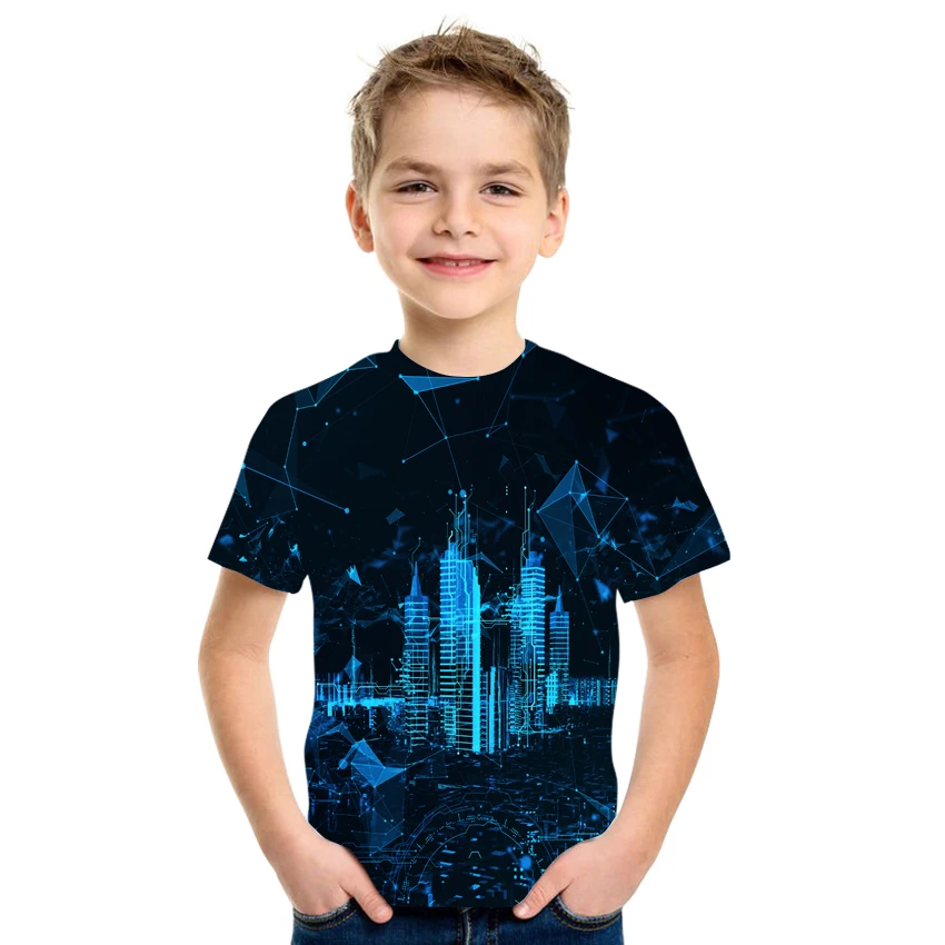 

The Latest Landscape 3D Printed t Shirt Boy and Girl Sky Casual O-Neck Short Sleeve Funny Lovely Streetwear T-Shirt