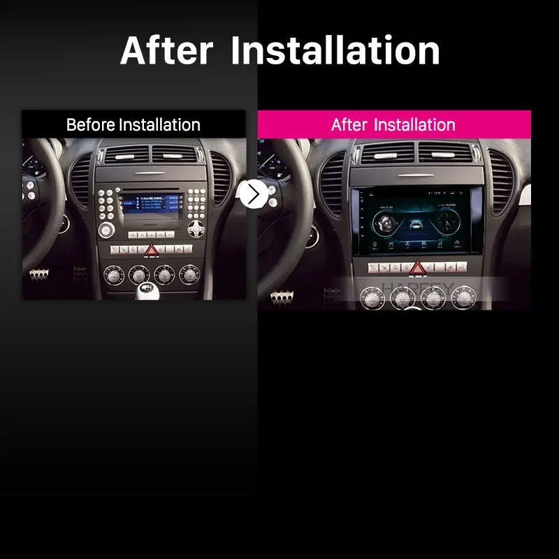 Harfey 8 ''Автомобильный GPS радио авто мультимедийный плеер Android 1 2din для 2000 2011 Mercedes