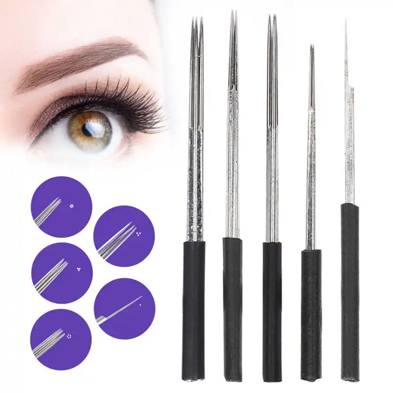 

20pcs Tattoo Needle Microblading Eyebrow Tattoo Fast Coloring Shader Round Needle