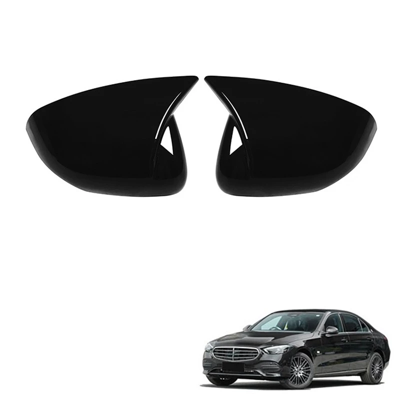 

Ox Horn боковое стекло для зеркала заднего вида обрезанная рамка боковые зеркальные колпачки для Benz S C Class W223 W206 2021 2022