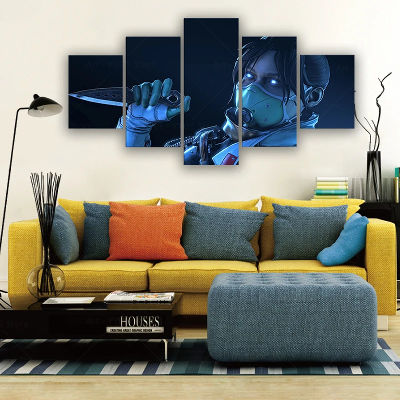 5 шт. настенный постер Apex Legends для украшения гостиной
