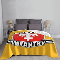 starship troopers mobile infantry emblem blanket for sofa bed travel starship troopers mobile infantry science