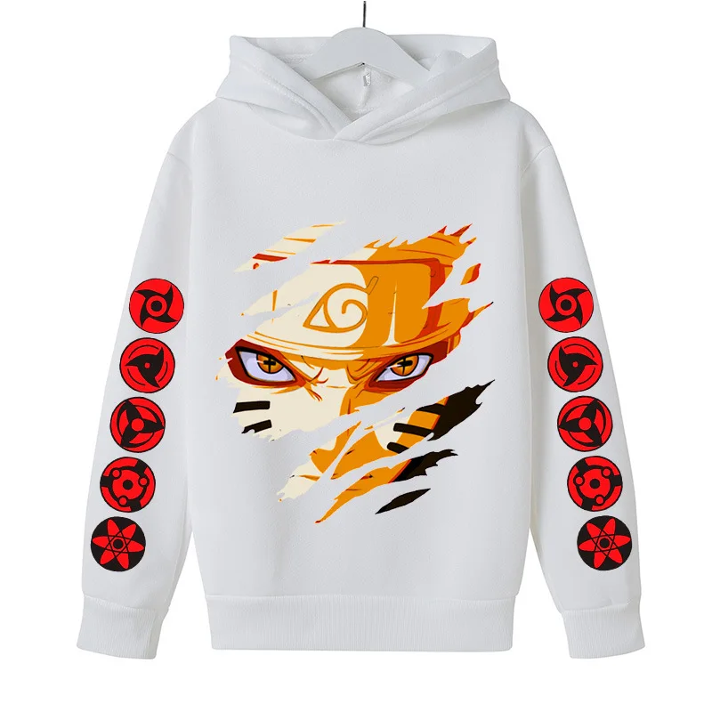 Autumn and winter men's women's Hoodie Narutos Anime Printed Sweater Long Sleeve Loose Sports Casual Wear | Мужская одежда