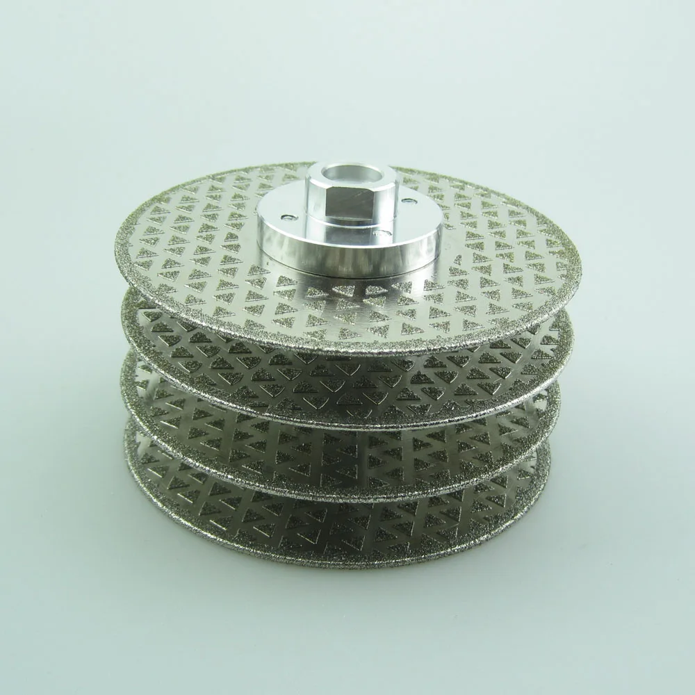 2 шт./компл. 5 дюймов 125 мм Гальваническое алмазное лезвие режущий диск с M14 фланцем