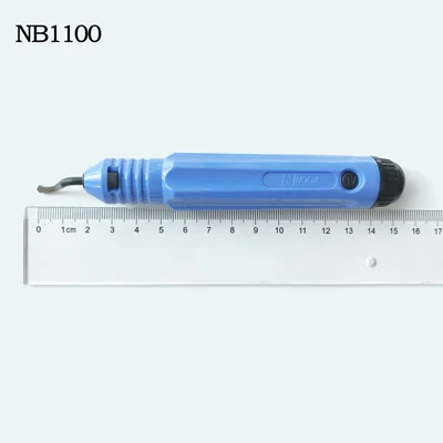 NB1100 UCHEER 1set Edge trimmer burr scraper high speed steel edge-off plastic handle trimming deburrint - Цвет: NB1100