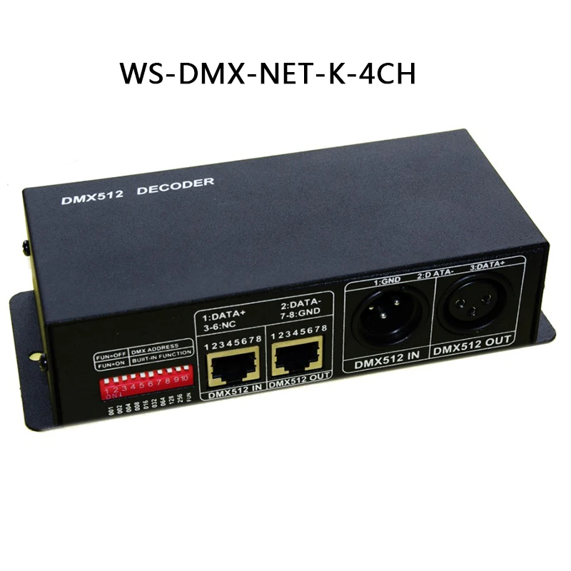 Контроллер управления яркостью 3CH/4CH/9CH/24CH/27CH RGB DMX 512 для светодиодной лампы |